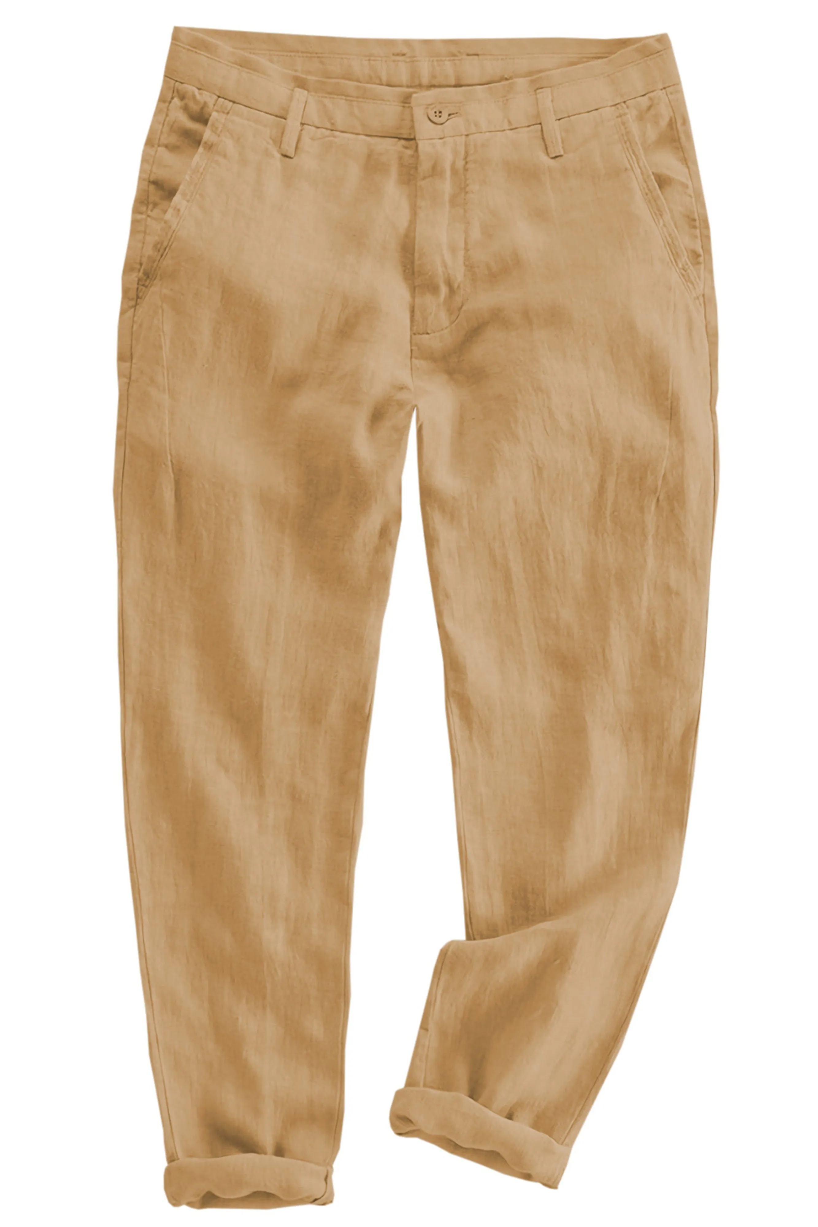 Loose Men's Casual All-match Straight Elastic Waist Pants