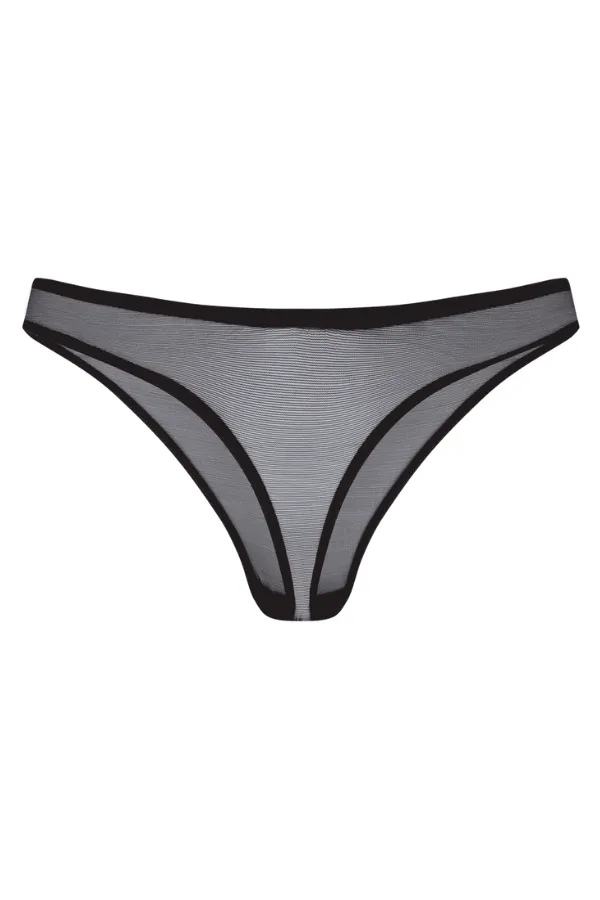 Lucky Brazilian Thong - Black