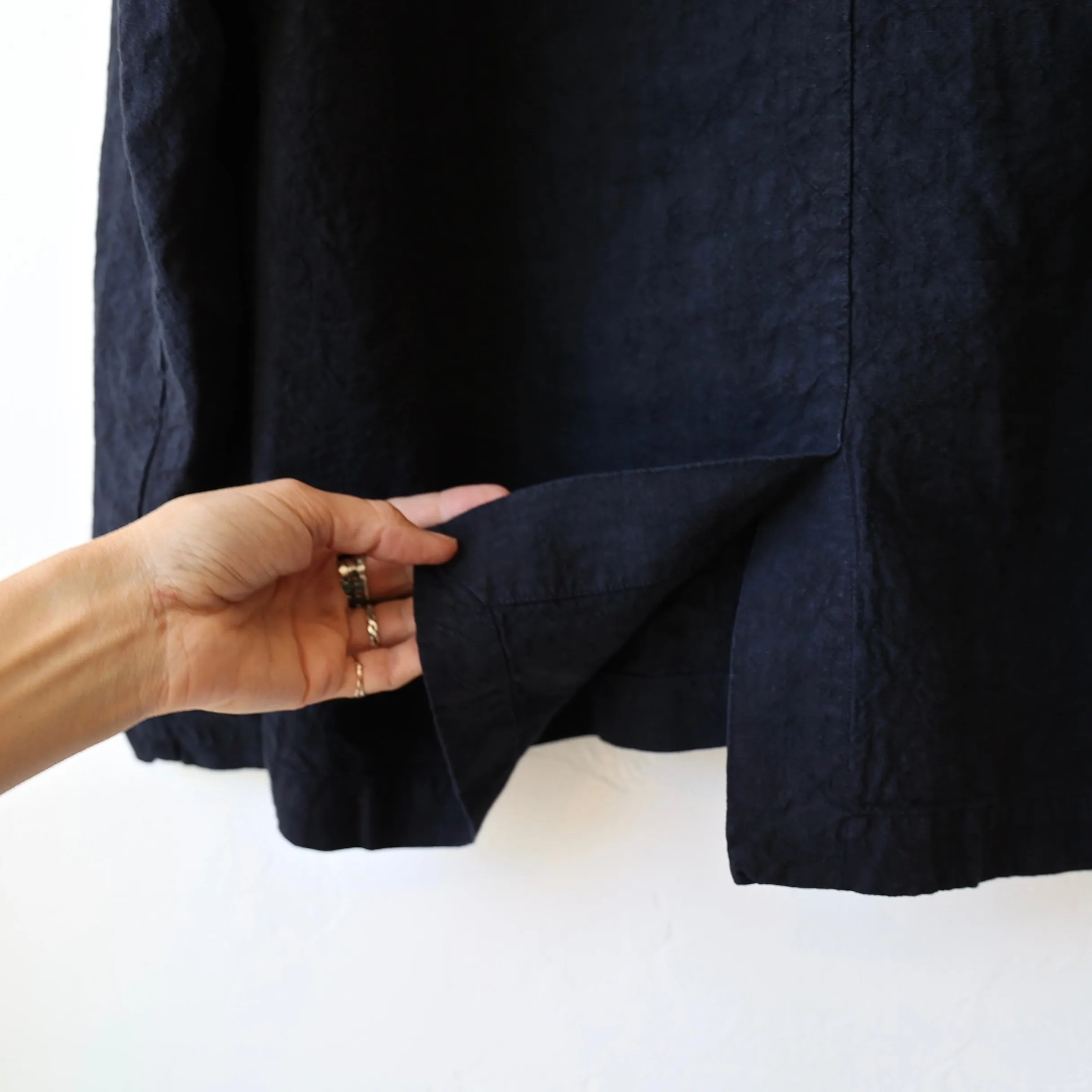 Manuelle Guibal Men's Linen Jacket - Navy