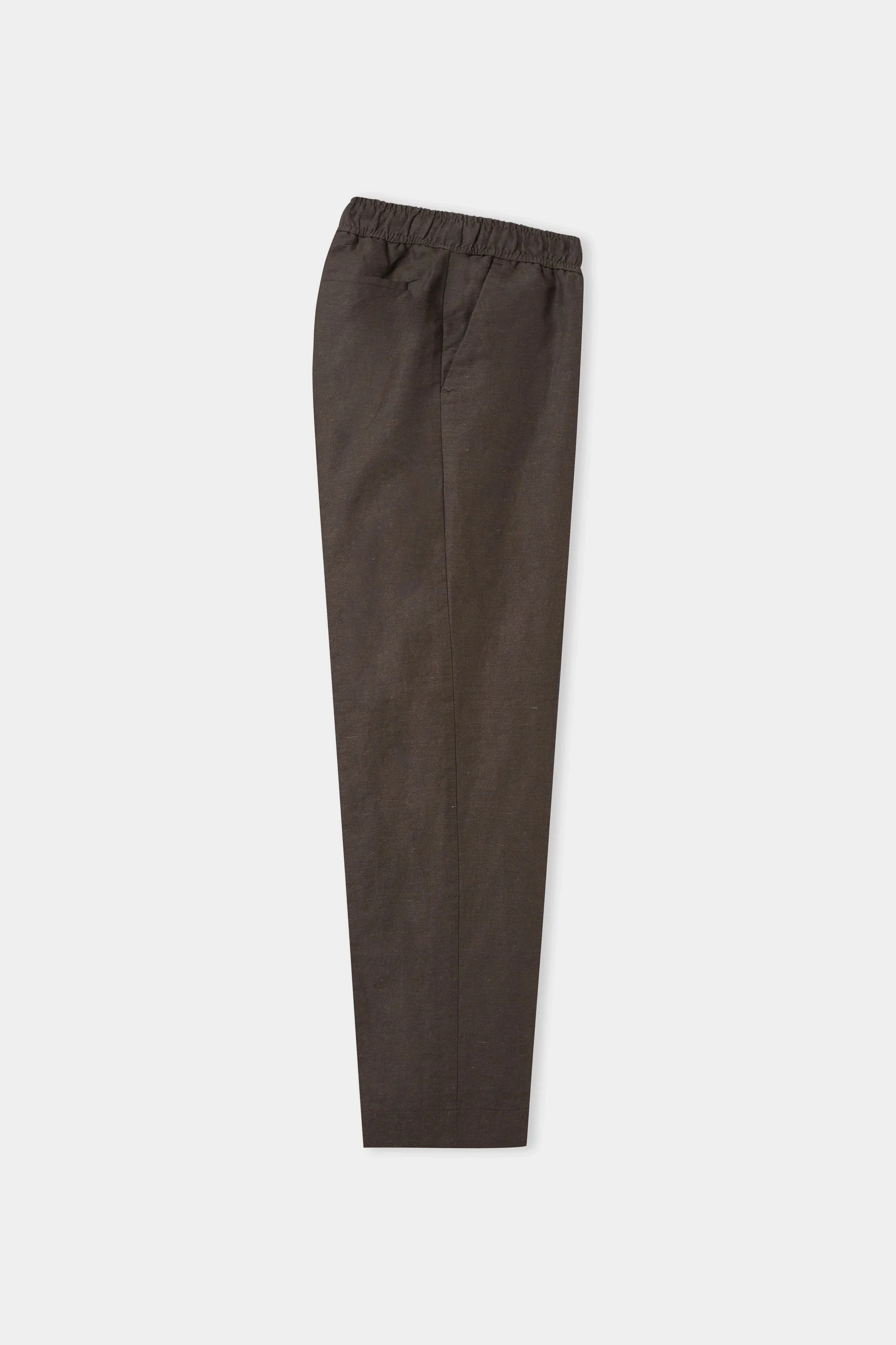 max trousers in linen coffee