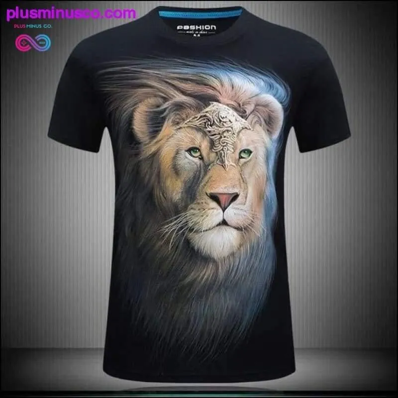Men animal T-Shirt orangutan/gas monkey/Wolf 3D Printed