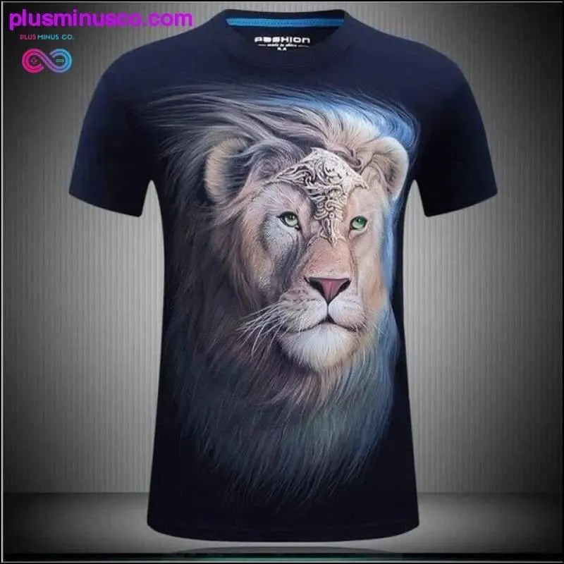 Men animal T-Shirt orangutan/gas monkey/Wolf 3D Printed