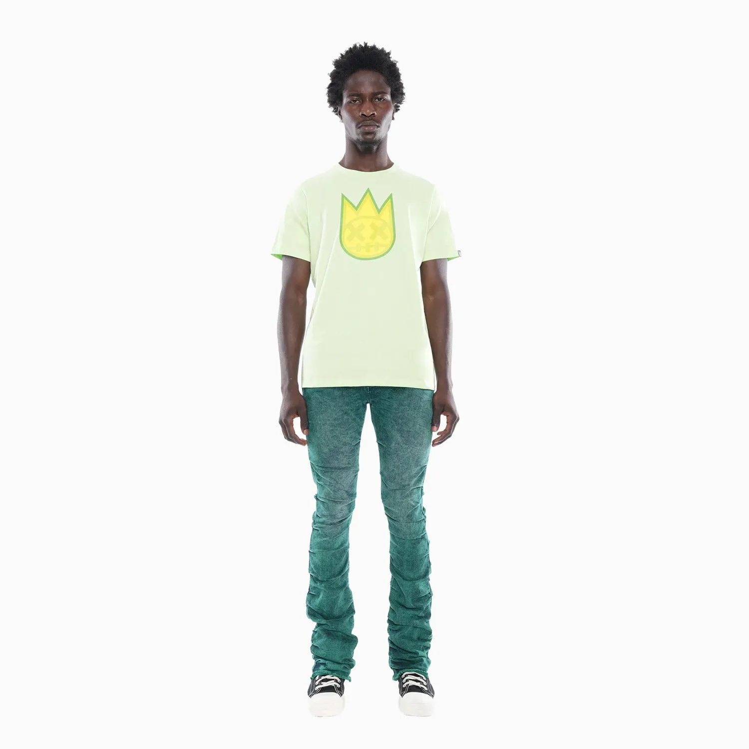 Men's 3D Clean Shimuchan Logo Crew Neck T-Shirt