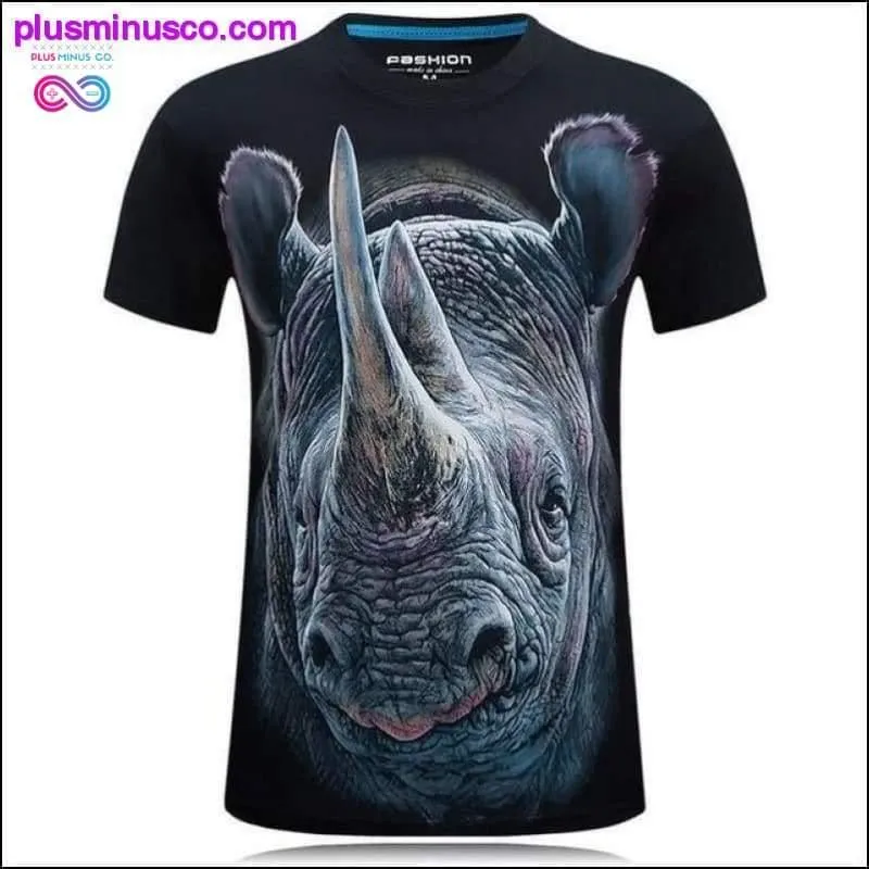 Men's animal T-Shirt orangutan/gas monkey/Wolf 3D Printed