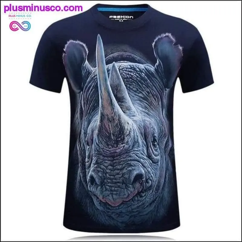 Men's animal T-Shirt orangutan/gas monkey/Wolf 3D Printed