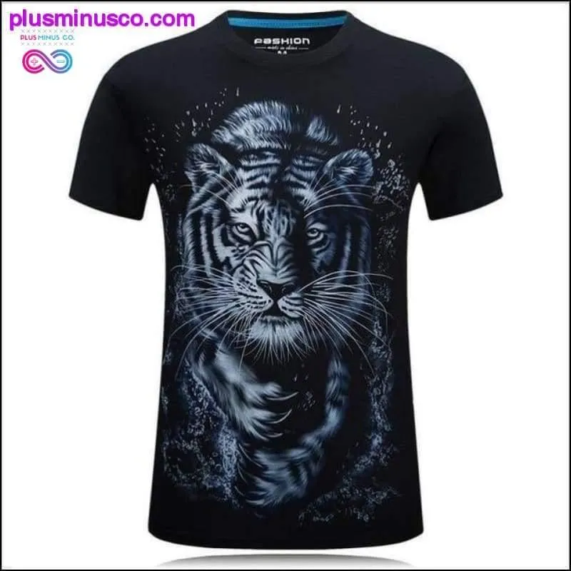 Men's animal T-Shirt orangutan/gas monkey/Wolf 3D Printed