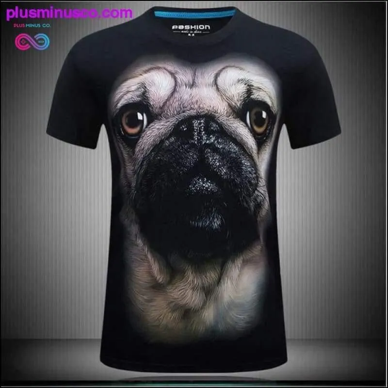 Men's animal T-Shirt orangutan/gas monkey/Wolf 3D Printed