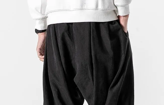 Men's Drawstring Drawstring Bloomers Loose Pants