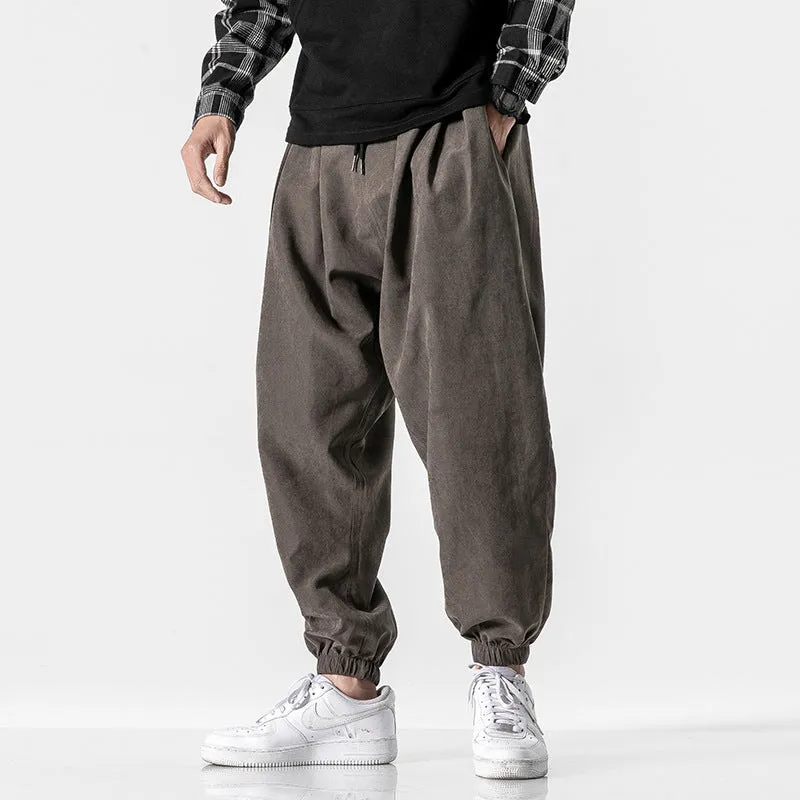 Men's Drawstring Drawstring Bloomers Loose Pants