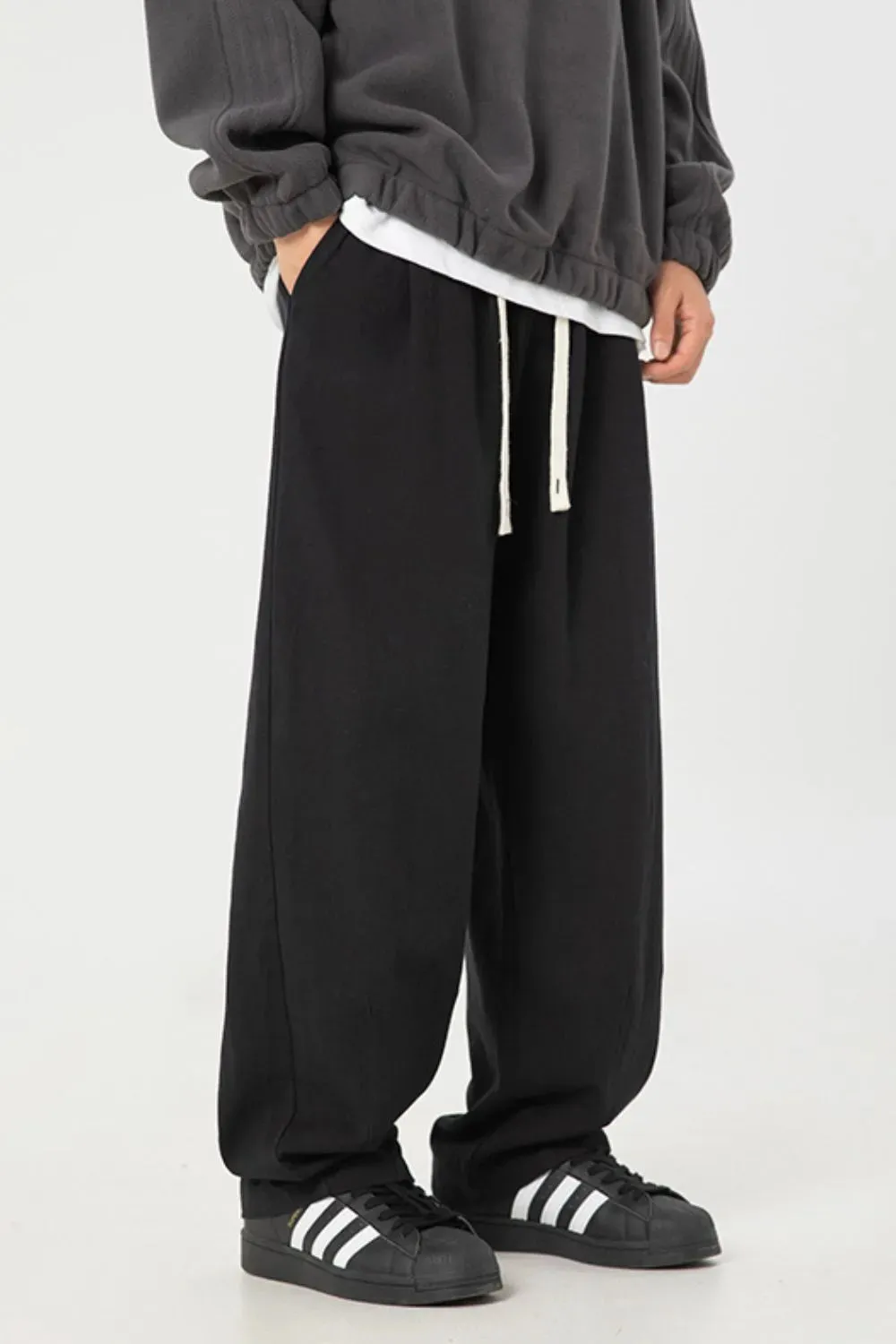 Men's Plus Size Drawstring Pants