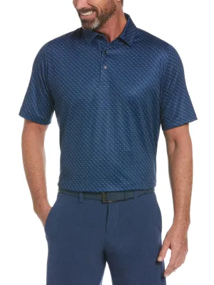 Mens Swing Tech™ Allover Chevron Polo