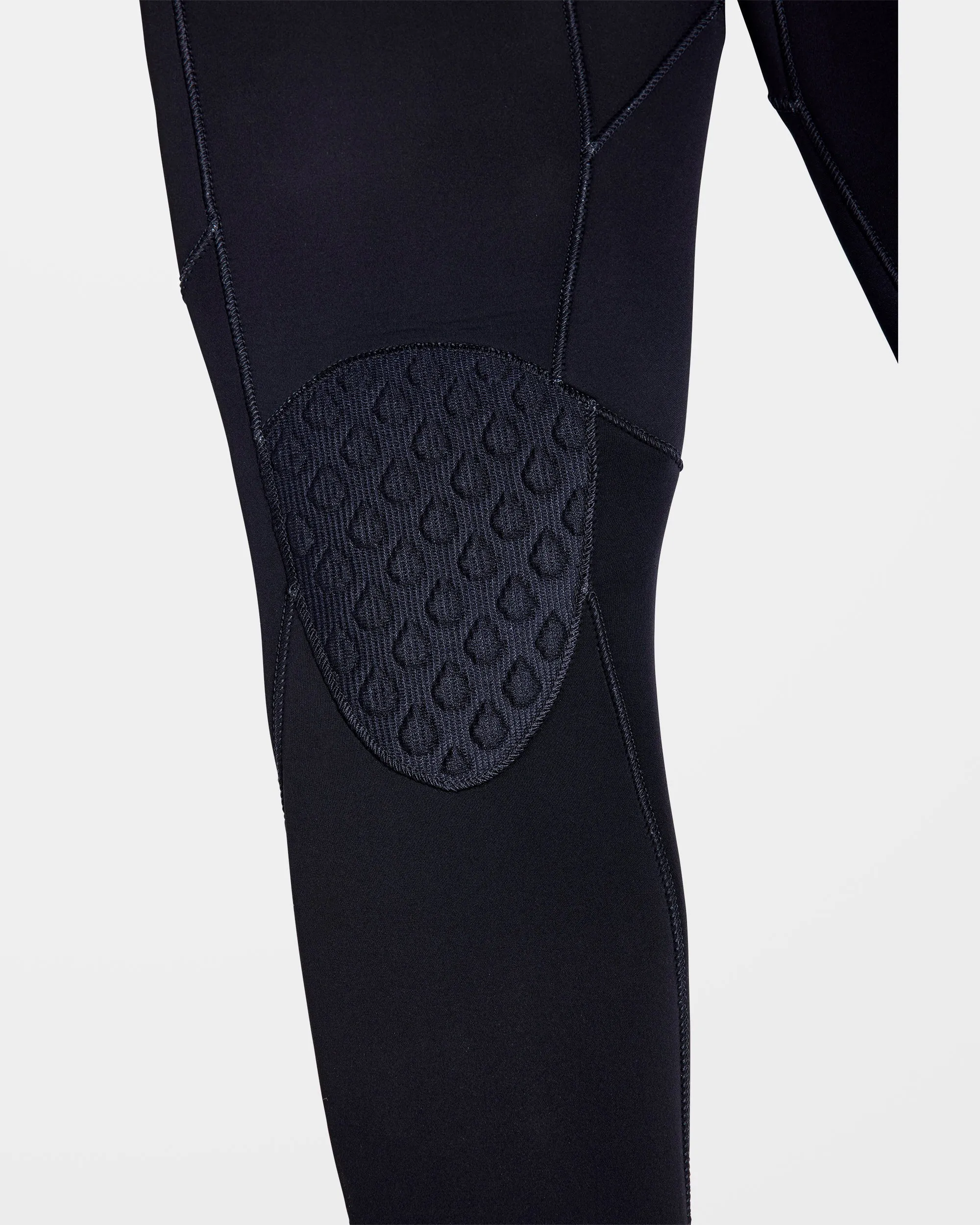 Modulator 4/3Mm Hooded Chest zip Wetsuit - BLACK