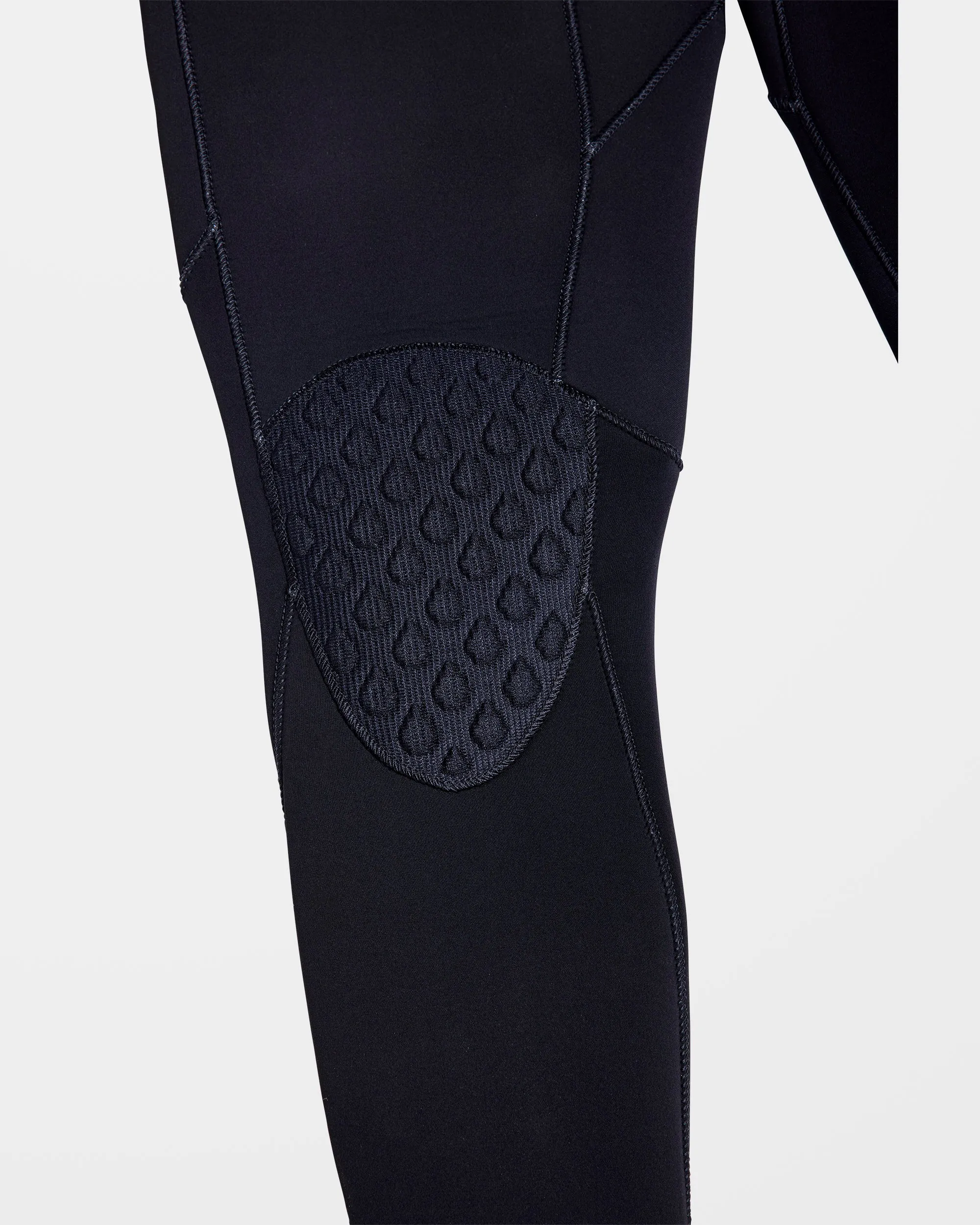 Modulator 4/3Mm Hooded Chest zip Wetsuit - BLACK