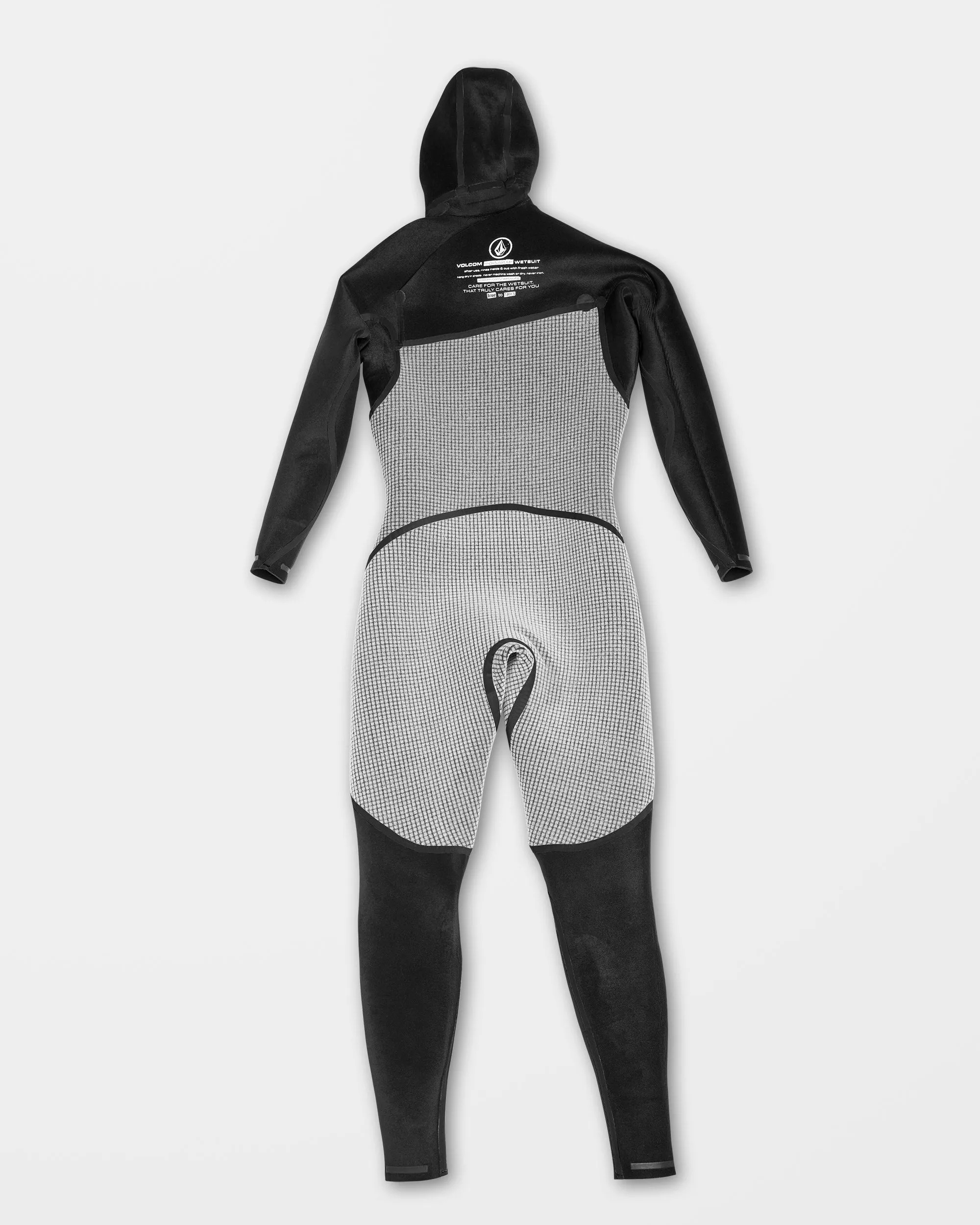 Modulator 4/3Mm Hooded Chest zip Wetsuit - BLACK
