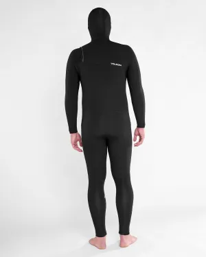 Modulator 4/3Mm Hooded Chest zip Wetsuit - BLACK