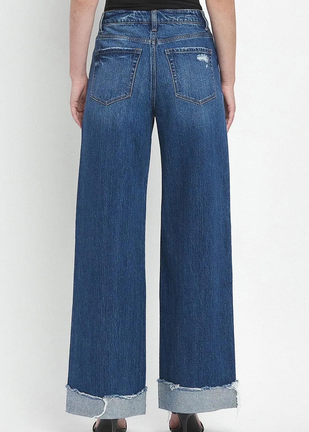 Monroe High-Rise Cuffed Denim