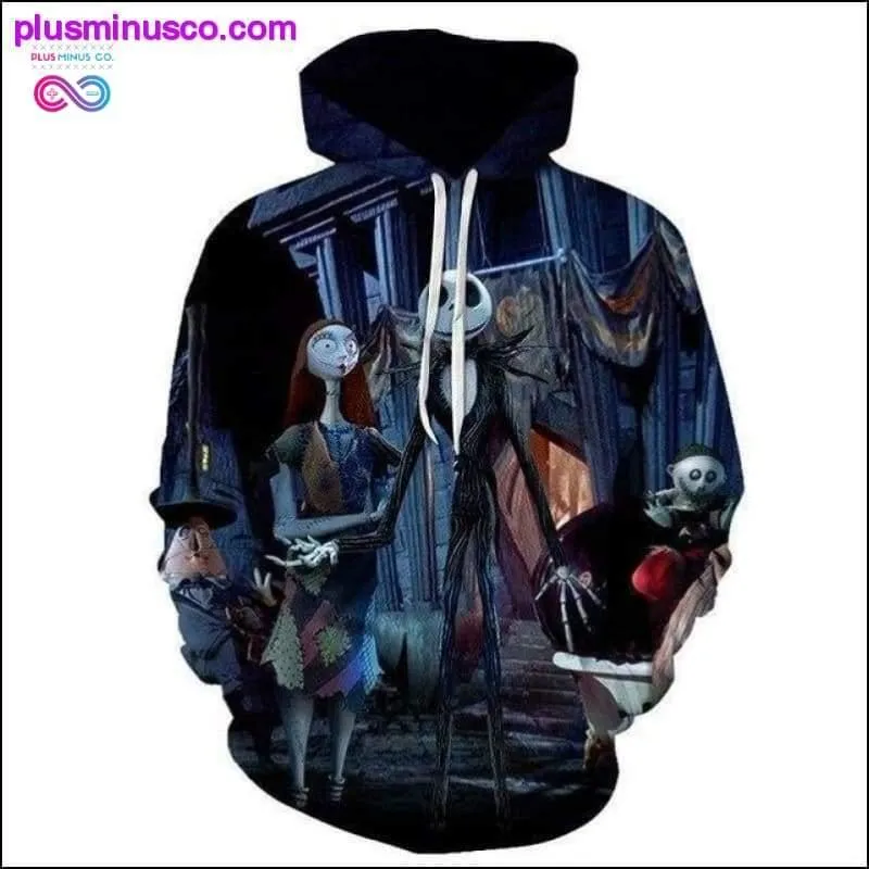 New 3D printing hoodie men's women's printed Christmas tree