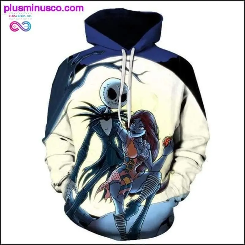 New 3D printing hoodie men's women's printed Christmas tree