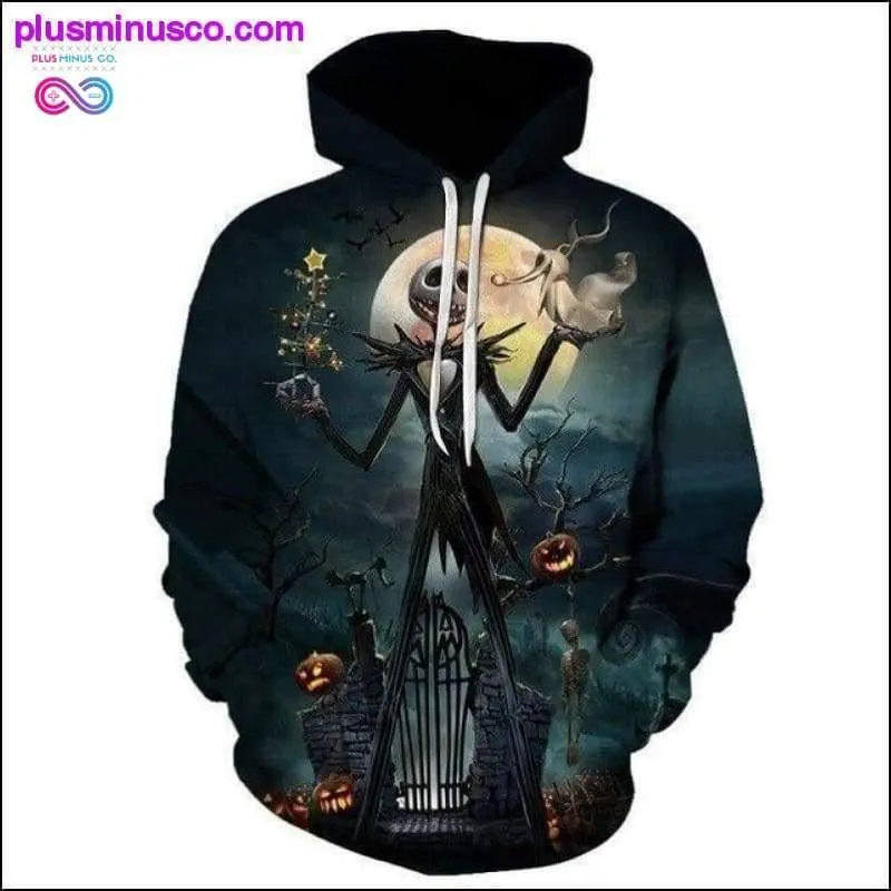 New 3D printing hoodie men's women's printed Christmas tree