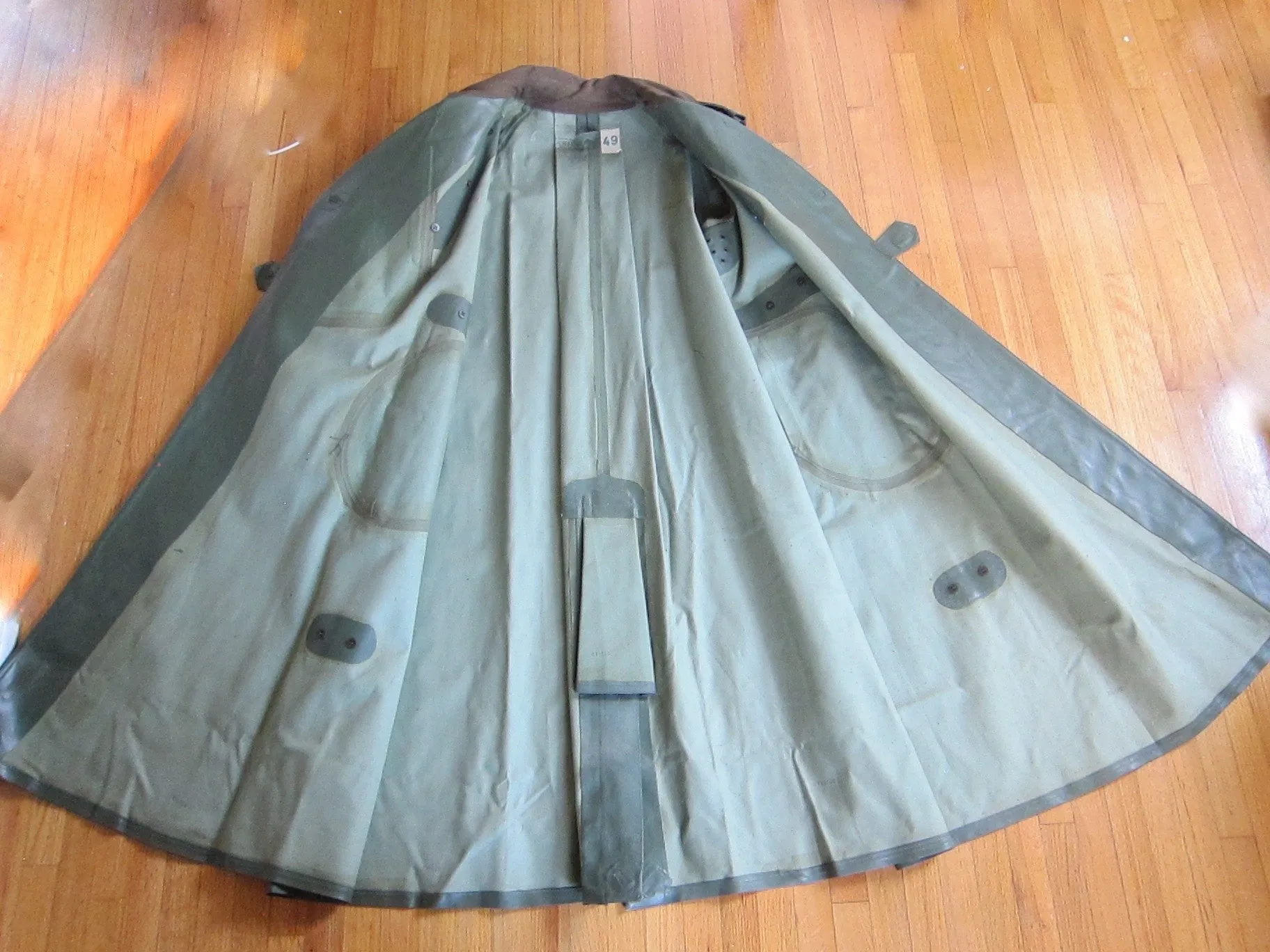 Original WW2 German Motorcycle Military Coat - Ariel Moulins