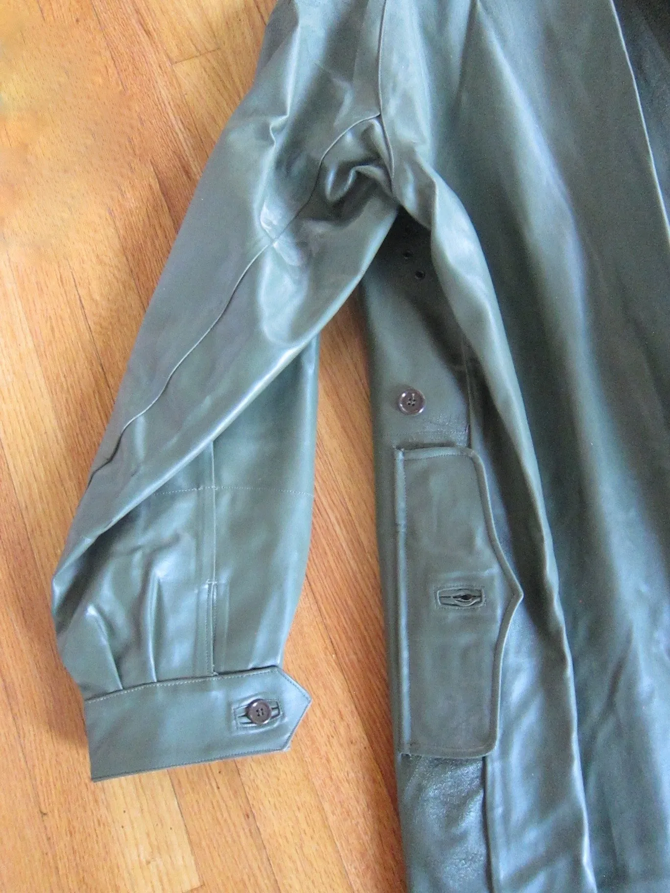 Original WW2 German Motorcycle Military Coat - Ariel Moulins