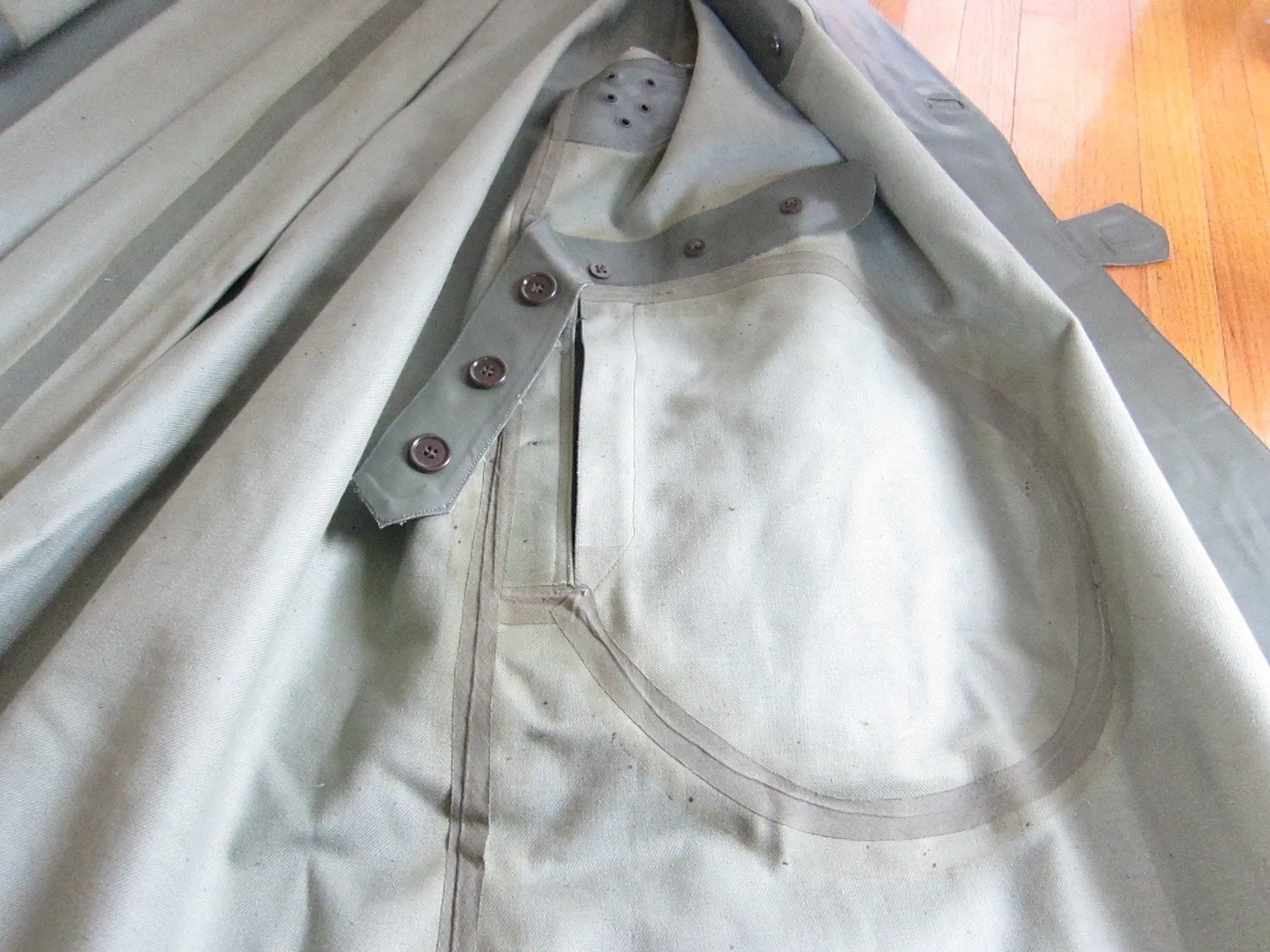 Original WW2 German Motorcycle Military Coat - Ariel Moulins