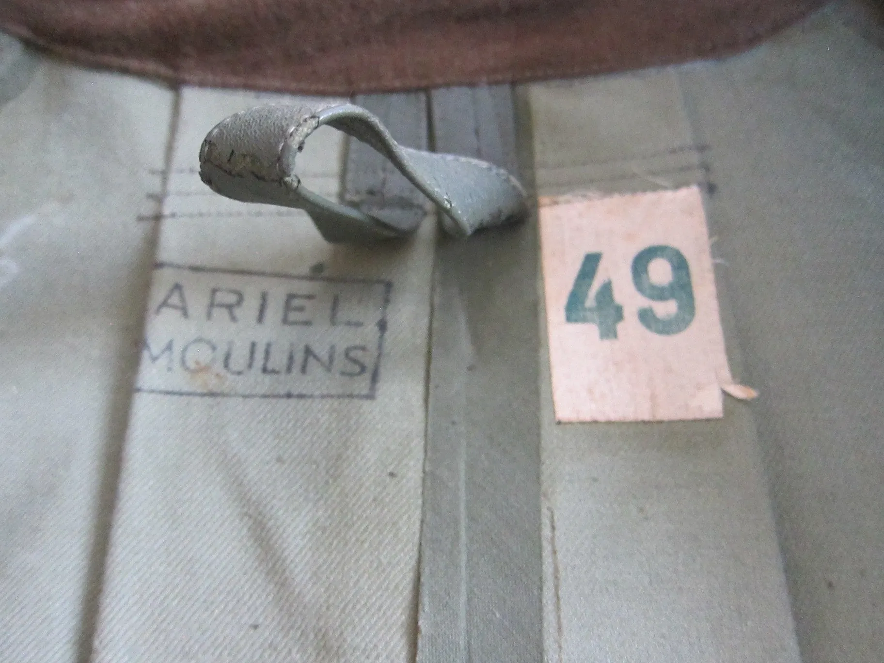 Original WW2 German Motorcycle Military Coat - Ariel Moulins