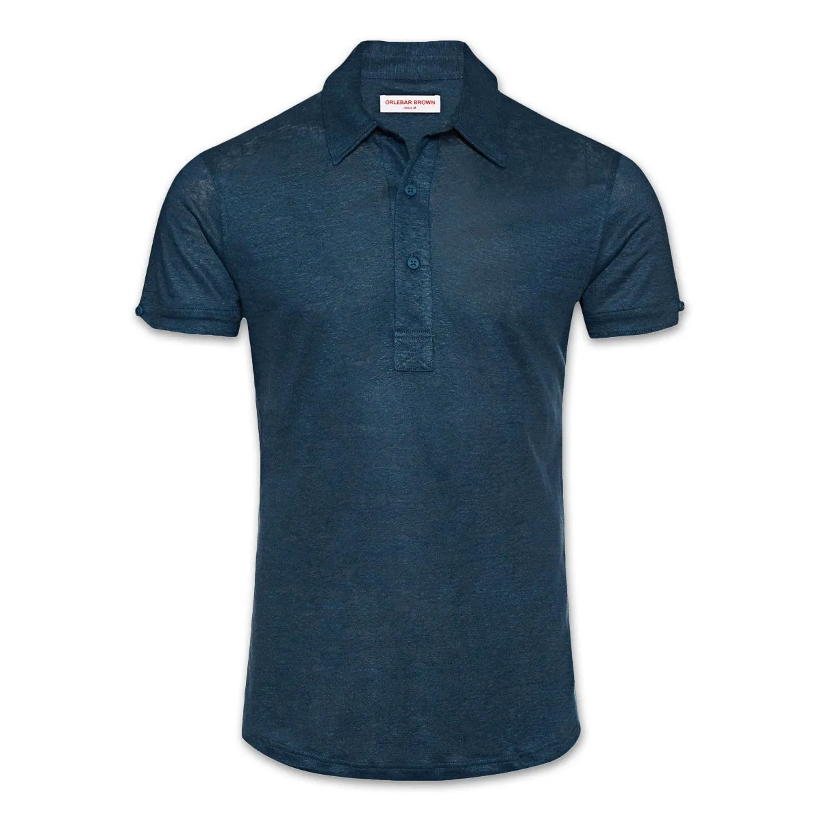 Orlebar Brown - Sebastian Linen Tailored Shirt in Blue Slate