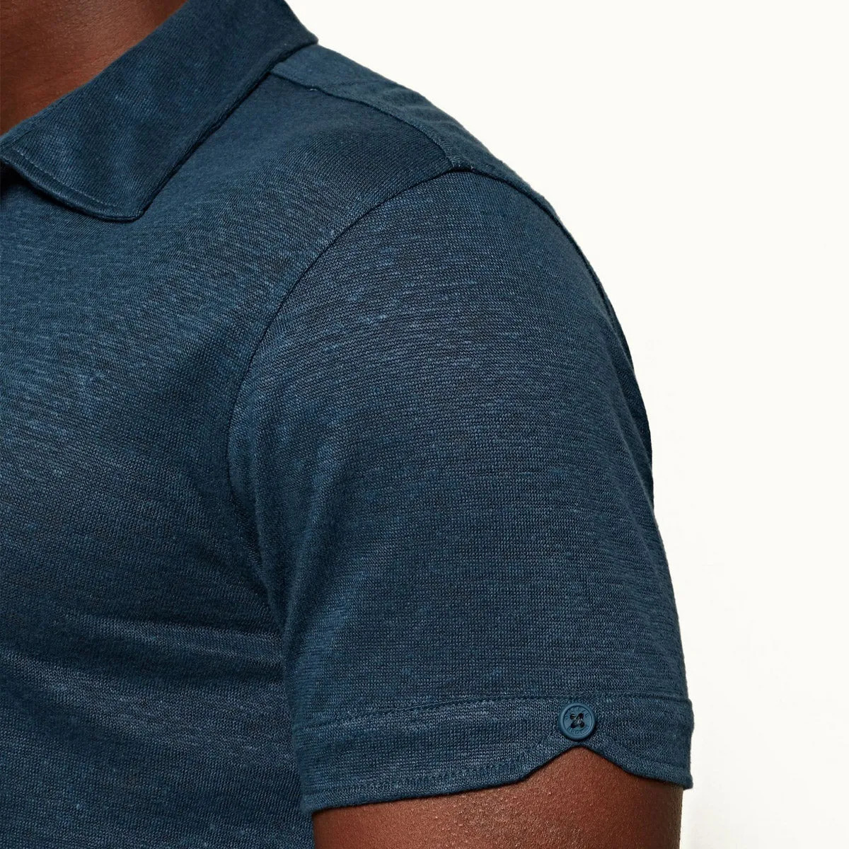 Orlebar Brown - Sebastian Linen Tailored Shirt in Blue Slate