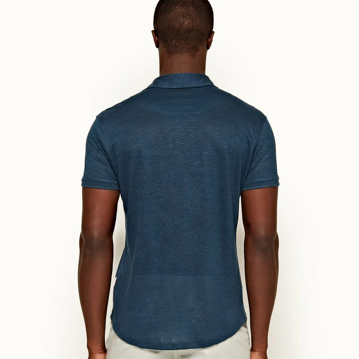 Orlebar Brown - Sebastian Linen Tailored Shirt in Blue Slate