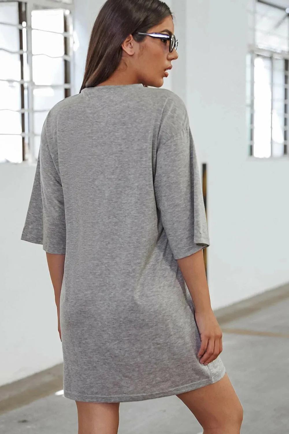 Oversized Grey Dress