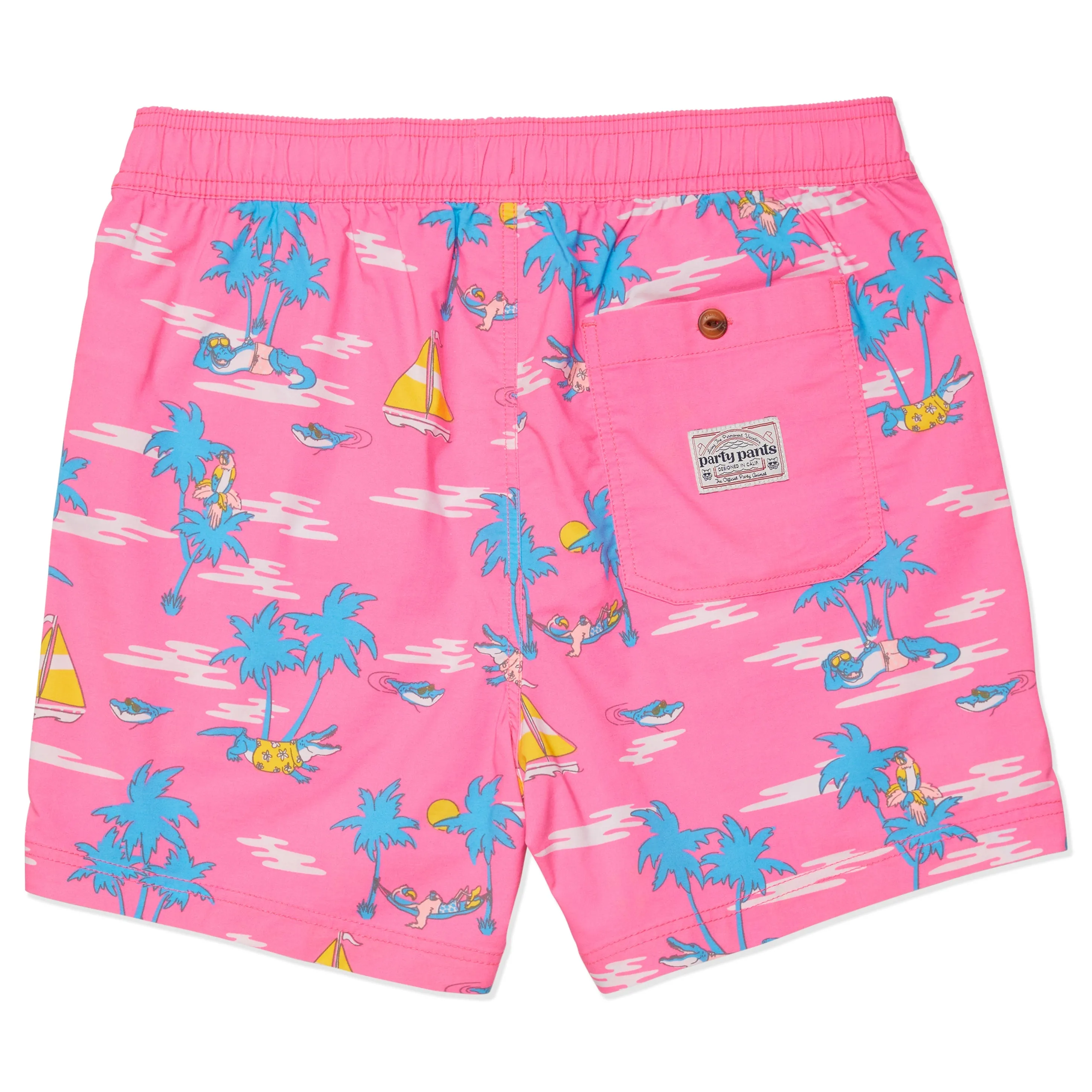 Part Pants USA Gator Done Short - Pink