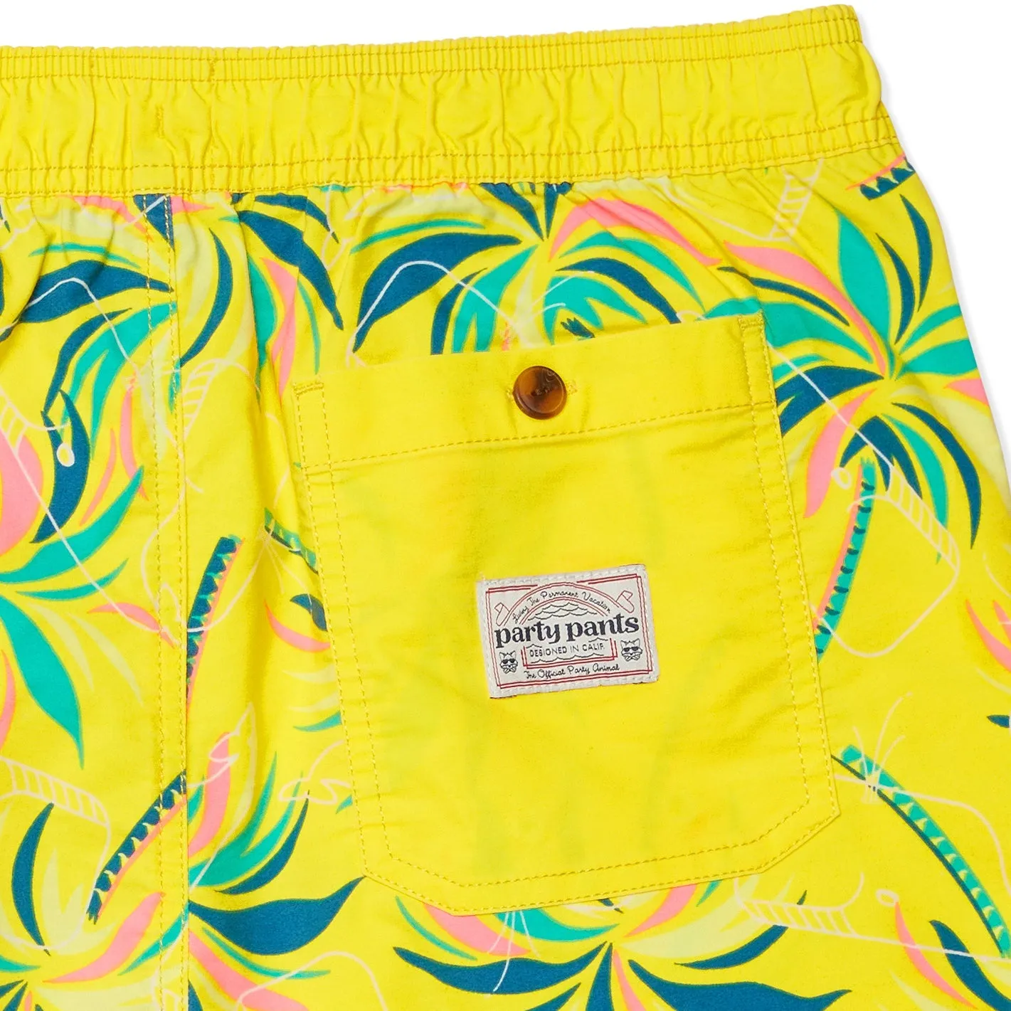 Part Pants USA Gator Done Short - Yellow