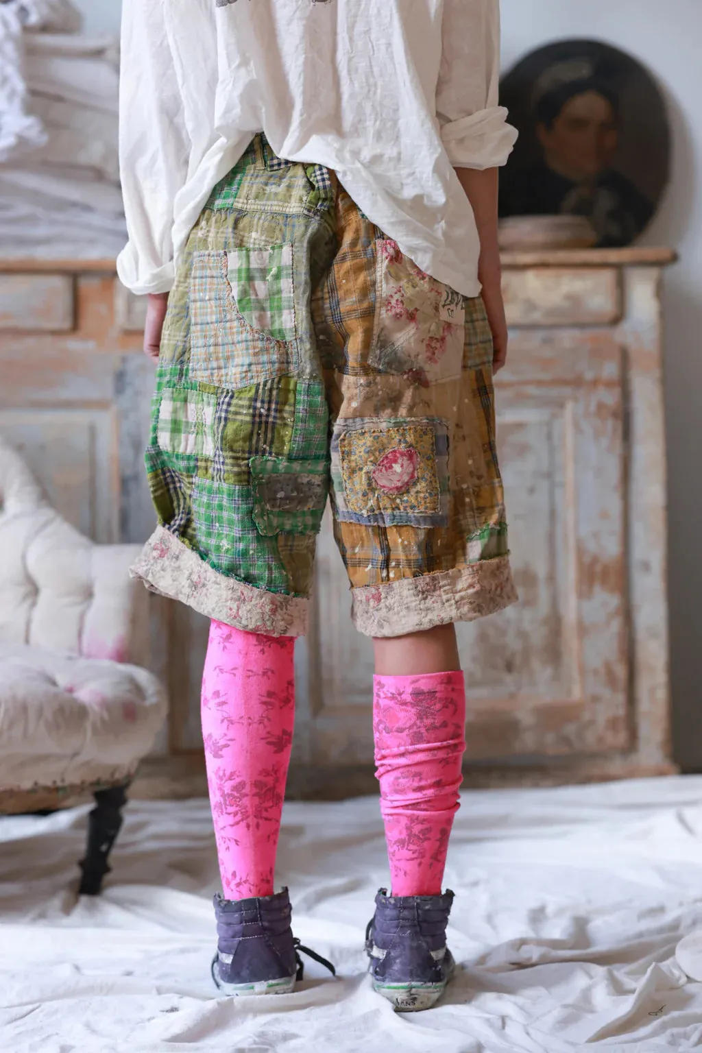 PATCHWORK SHORTS