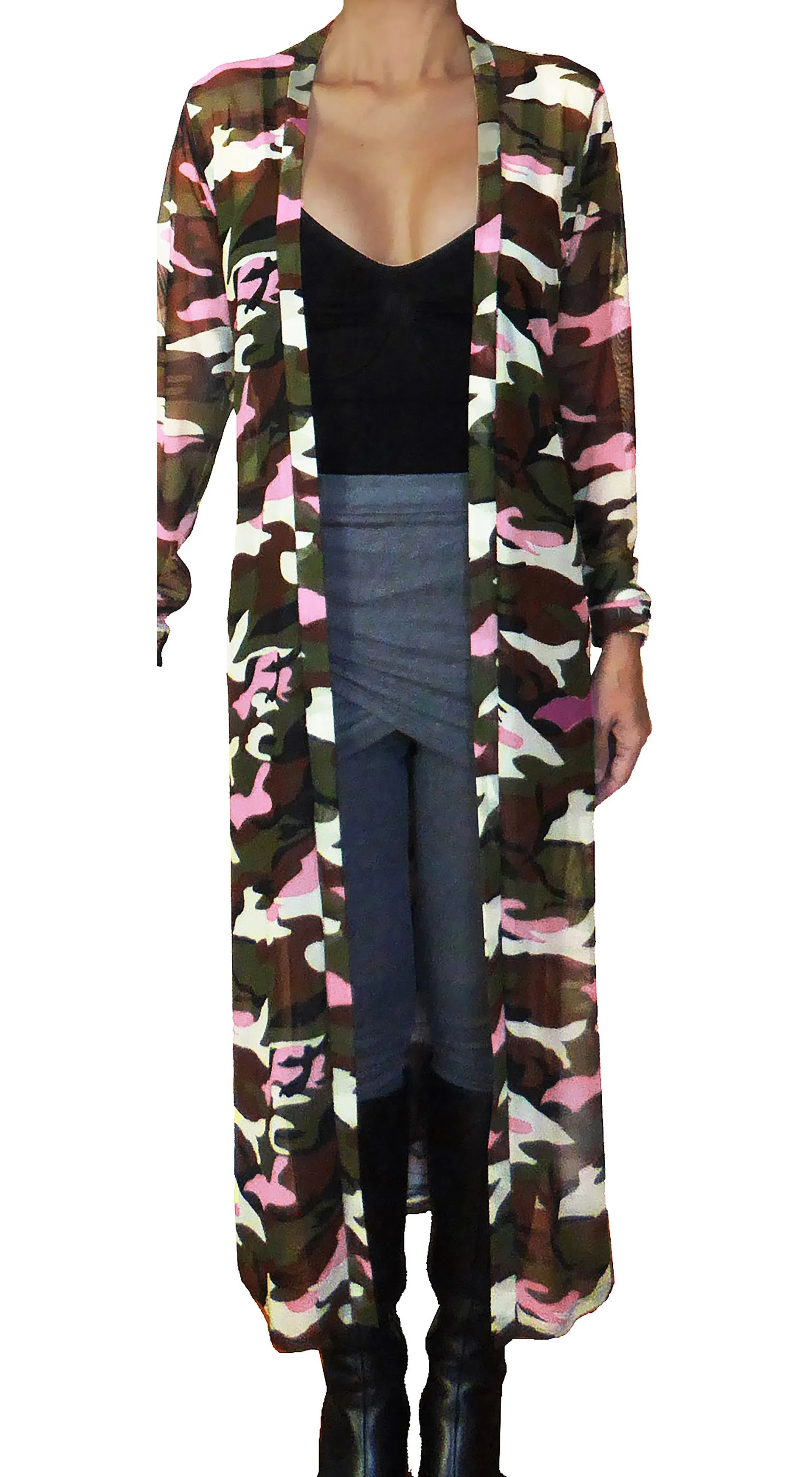 Plus Size Kimono Duster