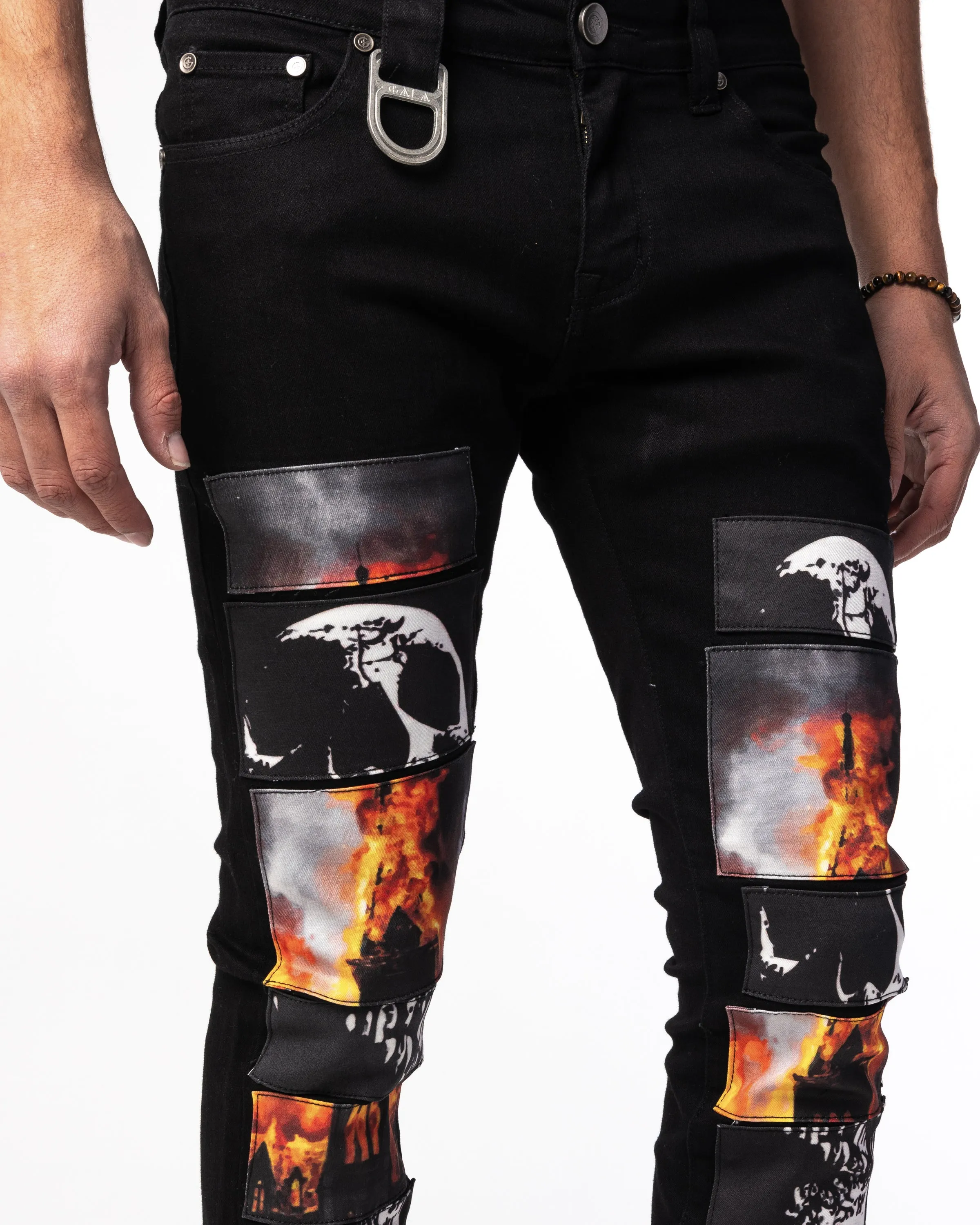 "FINALE" Patchwork Denim