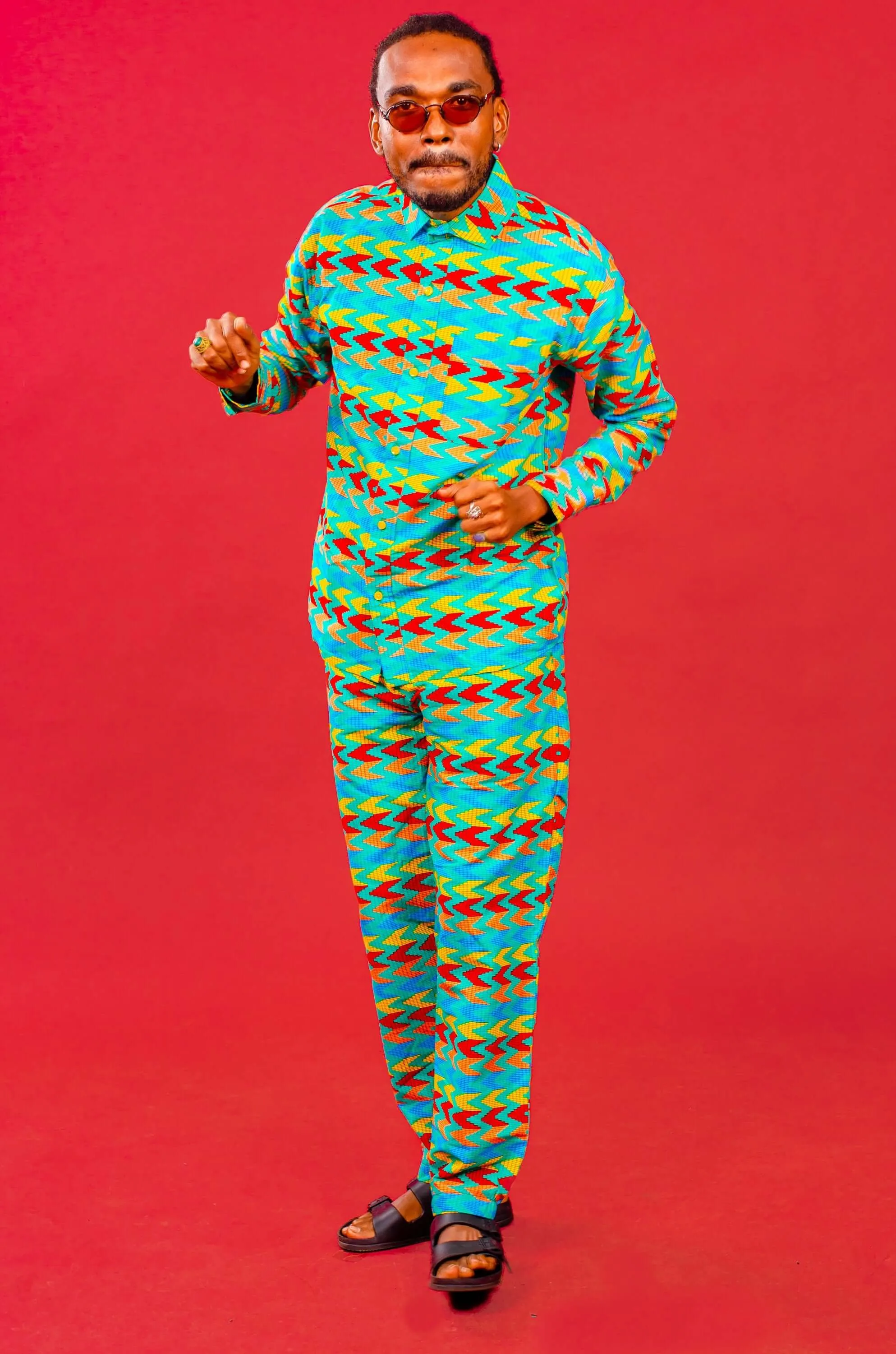 Rebels Republic African Print Trousers