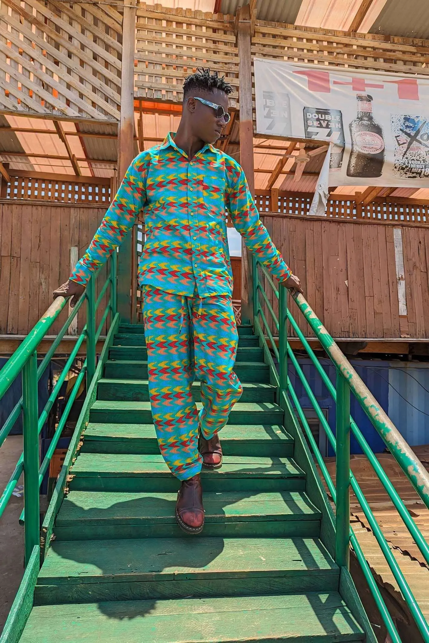 Rebels Republic African Print Trousers