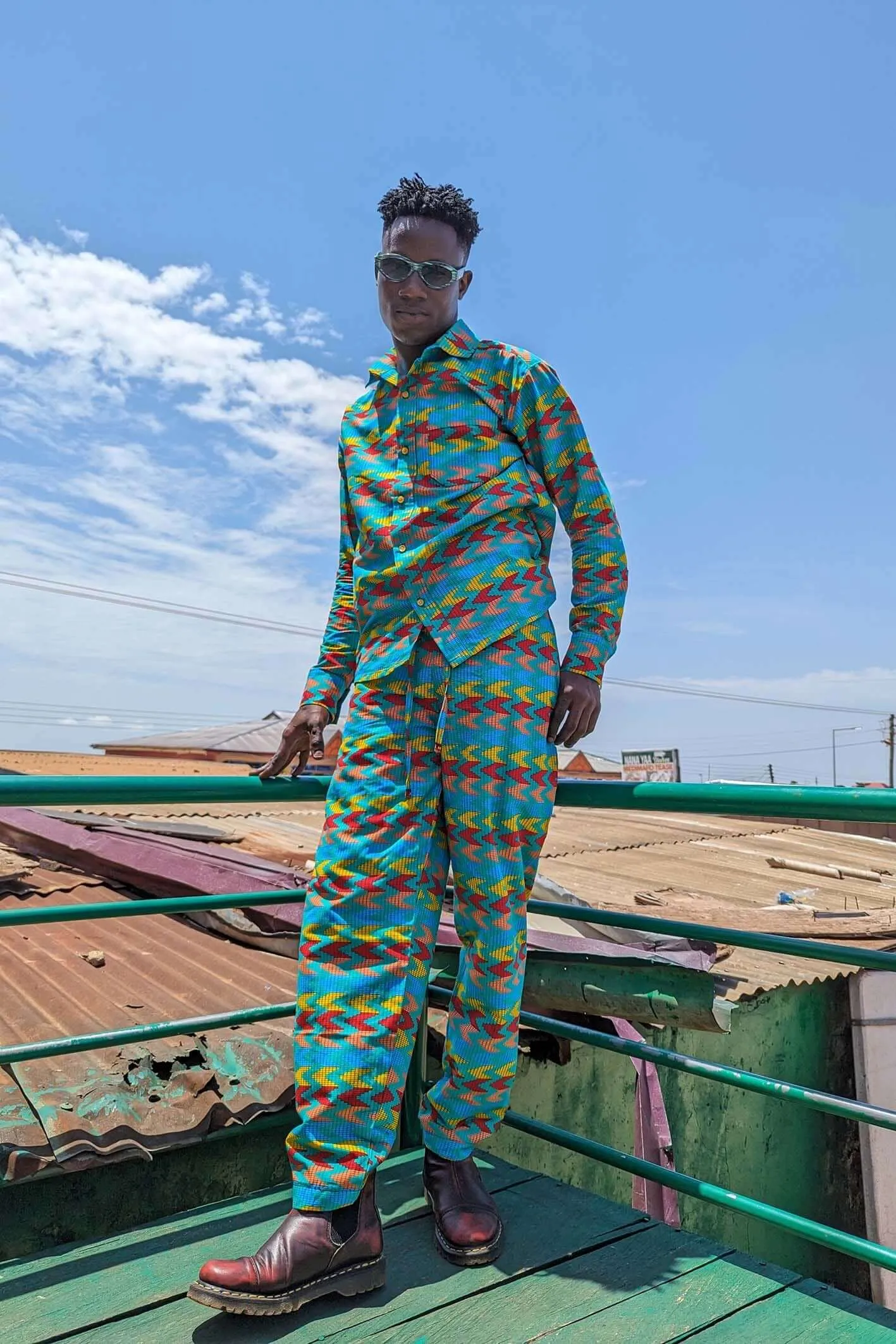Rebels Republic African Print Trousers
