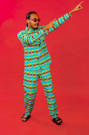 Rebels Republic African Print Trousers
