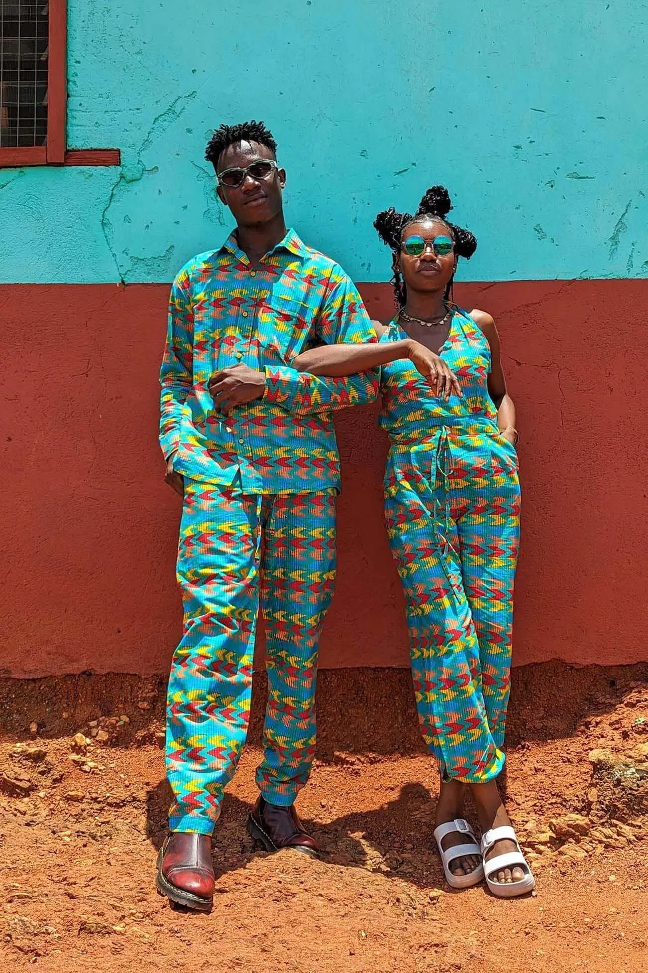 Rebels Republic African Print Trousers