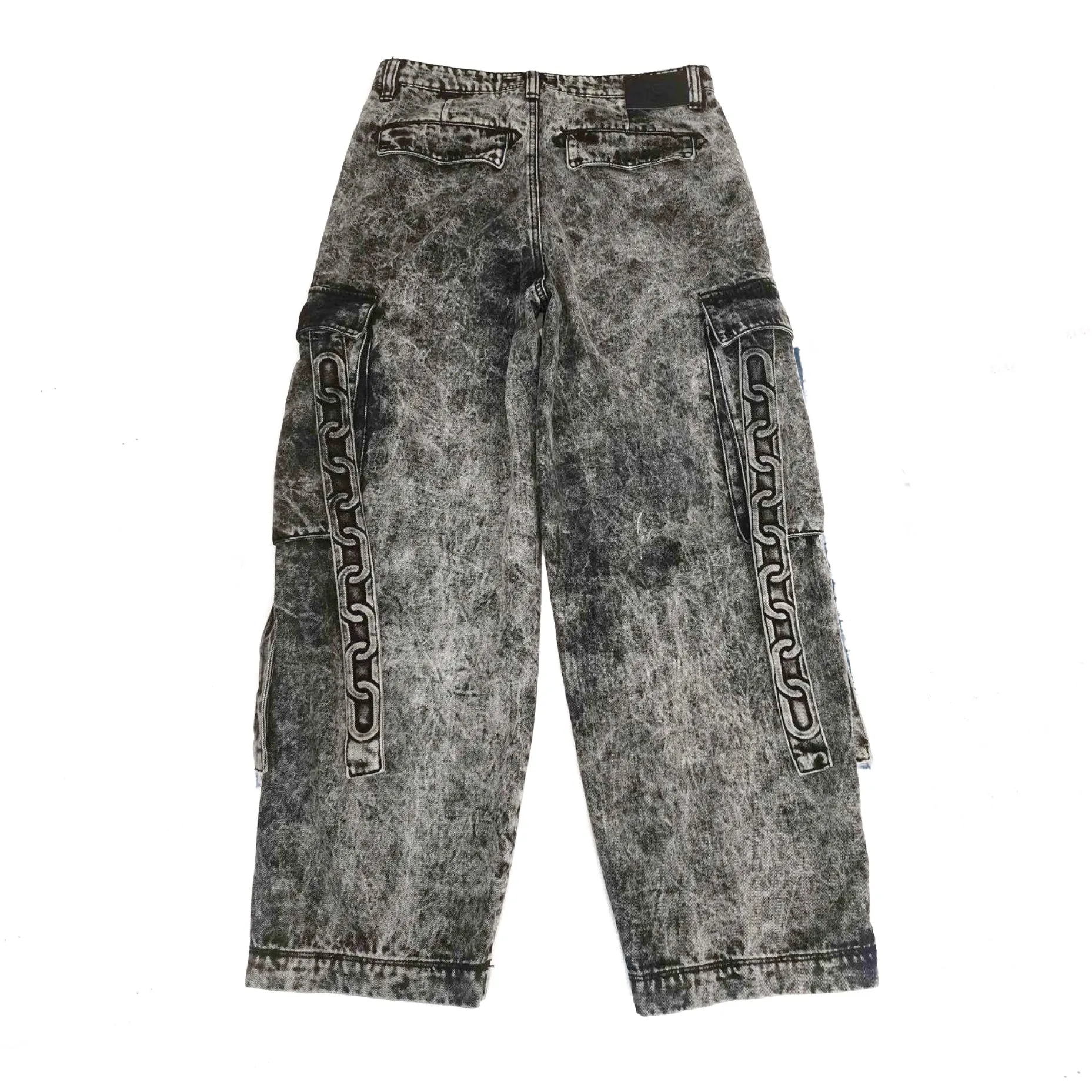 Red Sea Cargo Jeans Black (With Chain)