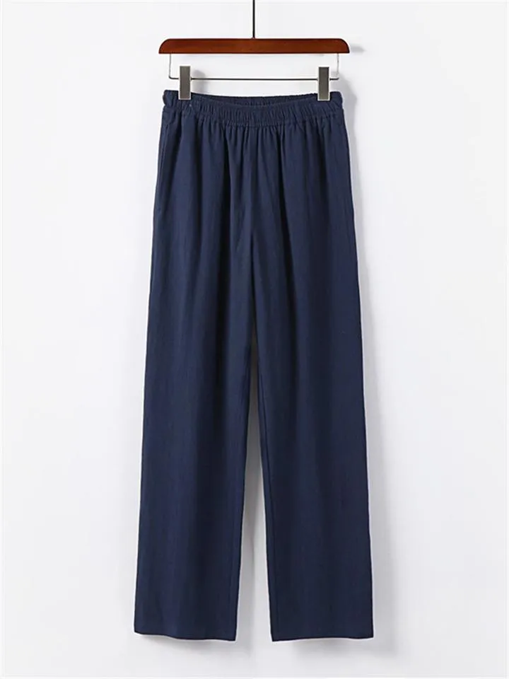 Retro 2-Piece Linen Outfit