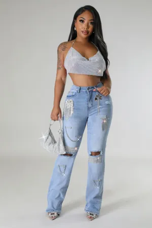 Rock Star Bling Jeans