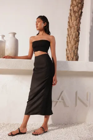 Sand Basic Tube Top (Black)