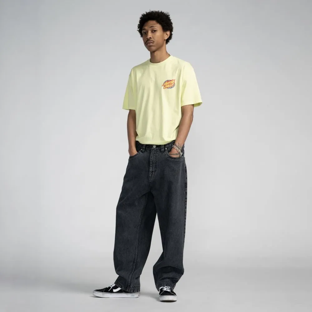 Santa Cruz Pant Big Pants - Black Acid Wash