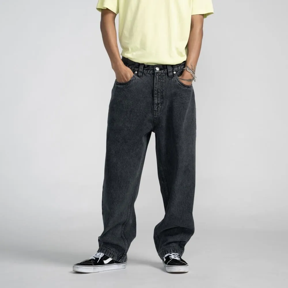 Santa Cruz Pant Big Pants - Black Acid Wash