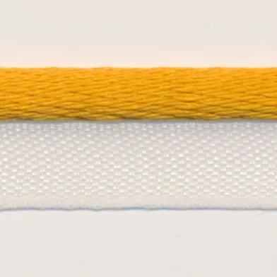 See-Through Piping Tape #161 Cognac & White