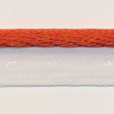 See-Through Piping Tape #19 Bitter Orange & White