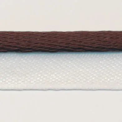 See-Through Piping Tape #6 Smoke Brown & White